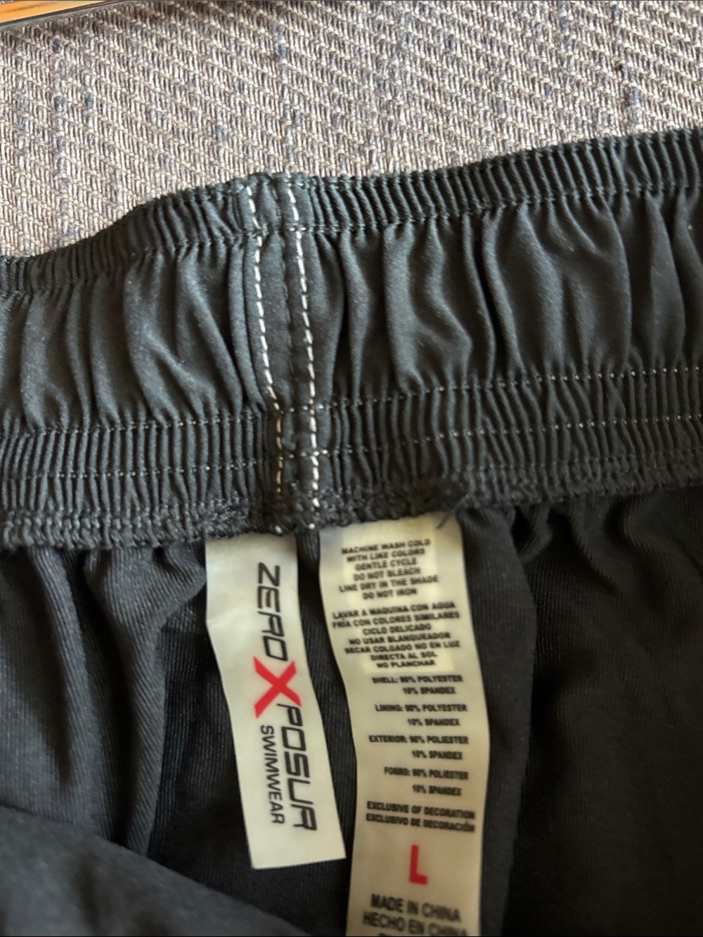ZeroXposur Black Lace-Up Swim/Active Skort with Contrast Stitching - Picture 7 of 11